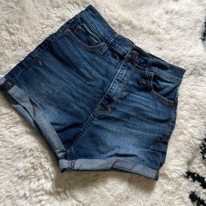 Hollister super High waisted Jean shorts